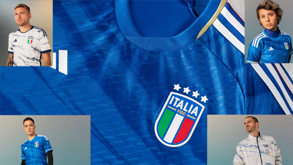 Kit Maglia Italia 2023 FIGC ufficiale personalizzata